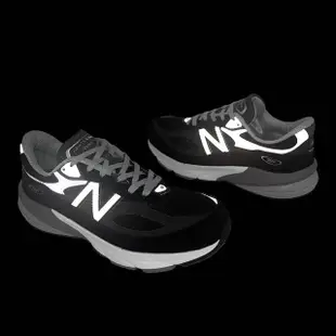 【NEW BALANCE】休閒鞋 990 V6 4E 超寬楦 黑 美製 男鞋 麂皮 復古 NB 紐巴倫(M990BK6-4E)