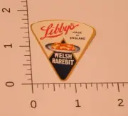 Vintage Libby's Welsh Rarebit Cheese Triangle Label Made In England