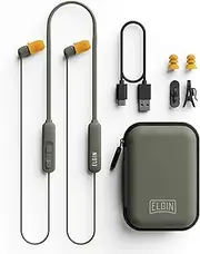 Elgin Discord V2 Bluetooth Earplug Earbuds, OSHA Compliant Noise-Isolating Safety Wireless Headphones, All-Weather Earphones for Industrial Work, and High-Noise Environments