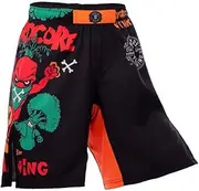[Hardcore Training] Kids Boxing Shorts Angry Vitamins Youth MMA Boxing BJJ Fitness Running Workout Exercise Sport Clothing