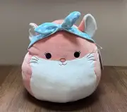 Squishmallows 12” Erica Orange Mouse Pet Chinchilla Nwt New Plush Headband