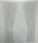 Ikea Ritva Curtains with Tie-Backs, 2 Pair, White 57x98" Unopened Packaging