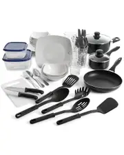 Gibson Home 45pc Dinnerware Cookware Combo Set