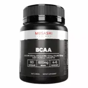 Musashi BCAA 600mg 60 Caps