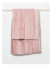 [Heritage] Quilted Plush Blanket in Blush