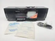 Emerson Black & White Television AM/FM Stereo Cassette Player Portable XLC455A