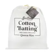 NEW Sew Easy Bleached Cotton Wadding with Scrim Queen By Spotlight