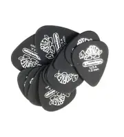 Dunlop Tortex Guitar Picks Pitch Black Standard 1.0mm 12 Pack 488P1.0