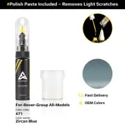 Touch Up Paint For Rover Group All Models 471 Zircon Blue With Polish Paste