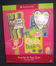 American Girl *PUZZLES & POP QUIZ ACTIVITY PACK* 3 Book Boxed Set~BRAND NEW