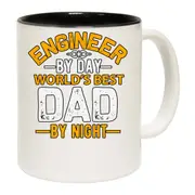 Dad Engineer By Day Worlds Best Dad By Night Mug Cup
