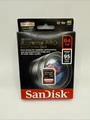SanDisk Extreme Pro 64GB SDXC UHS-I Memory Card (SDSDXXG-064G-GN4IN) 95mb/s NEW