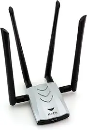 Alfa Ac1900 WiFi Adapter - 1900 Mbps 802.11Ac Long-Range Dual Band USB 3.0 Wi-Fi Network Adapter W/4X 5Dbi External Dual-Band Antennas