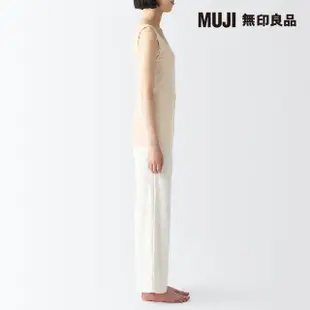 【MUJI 無印良品】女清爽舒適棉質附吸汗墊片坦克背心(共4色)