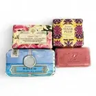 New 4 Set Of Artisanal Soaps Perfect Stocking Stuffers Beach Sugar Plum Ginger