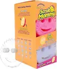 Scrub Daddy 6 Scrub Mommy Kitchen Sponges & 1 Daddy Caddy Sponge Holder - Scratc