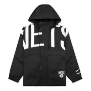 Ambush x Nike NBA Collection Brooklyn Nets Jacket DB8576-010 Women's Size M