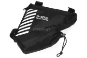 Black Triangle Bike Frame Bottle Holder Bag Bicycle Cycling Pouch Connects Tools