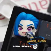 League of Legends Theme lLOL Custom Keycap Jinx For Mechanical Keyboard Kai'Sa