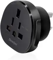SAA Approved UK US/JP CA to AU NZ Adaptor Plug with Insulated Pins UK US Plug C