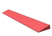 Wheelchair ramps for interior doors, threshold ramps for doors, various sizes and heights/colors for doors, bathrooms, supermarkets, garage entrances (Red,100 * 7 * 1.5cm)
