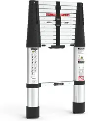 2/2.6/3.2/3.8/4.4/5/5.6 Telescopic Aluminium Ladder Extension Extendable Step