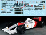 1/12 Decals for MCLAREN MP4/6 Tamiya Kit AYRTON SENNA TBD183