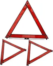 Emergency Roadside Triangle 3pcs Reflective Car Warning Sign for Safety