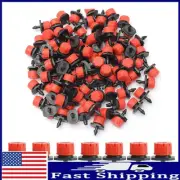 200Pcs 8 Hole Irrigation Dripper Adjustable Garden Micro Drip Irrigation System