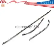 Fit Volkswagen Passat 2016-2019 Center Right Left Rear Bumper Molding 3x (for: Volkswagen)