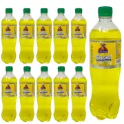 Choucoune Kola Banana Flavor Soda Beverages Bottle Soft Drinks, Non GMO, 12 Pack