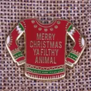 HOME ALONE - MERRY CHRISTMAS YA FILTHY ANIMAL - ENAMEL PIN