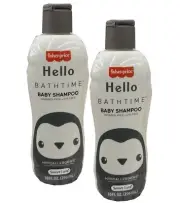 2 Packs Fisher Price Hello Bathtime Baby Shampoo Hypoallergenic SmartCare Dye