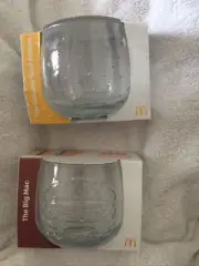 McDonalds BIG MAC SESAME SEED Glass Maccas AUSTRALIA 50 Years Coke Wobbling BNIP