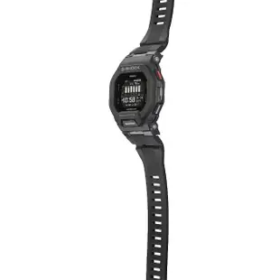 【CASIO 卡西歐】G-SHOCK 纖薄運動系藍芽計時手錶-沉著黑(GBD-200-1)