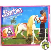 Barbie Blinking Beauty Blinky Horse Figure 1987 Mattel #5087