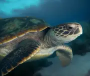 SEA TURTLE OCEAN # 5 COMPUTER MOUSE PAD 9 x 7