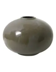 [Robert Gordon] Muse Elipse Vase Large 21cm x 15cm in Forest Green