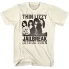 Thin Lizzy - Jailbreak - Solid Off-White Adult Short Sleeve T-Shirt