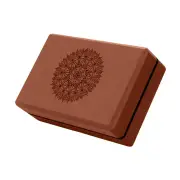 NNETM High-Density EVA Foam Yoga Block for Stretching (Brown)