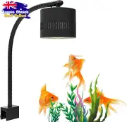 70W LED Aquarium Light Asta120 Dimmer Fish Tank Lamp Clamp Clip Gooseneck