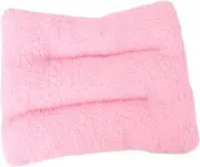NOLITOY Pet Nest Mat Soft Plush Pad for Cats Dogs Hamsters Travel Bed Small Patterned Random Color