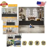 140 Inch Extra Wide Retractable Dog & Baby Gate - Safety for Large Openings