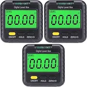 TEHAUX Pcs Box Digital Electronic Level Magnetic Bevel Gauge Vial for Masonry Automotive and Use