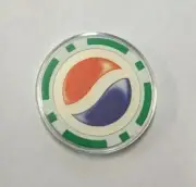 Pepsi Soda Pop Texas Holdem Poker Chip Card Guard Protector NEW - Green