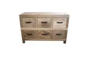 MF Industrial Iron 6 Drawer Sideboard
