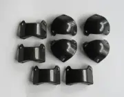 Set of 4 Front 4 Rear Black Guitar Amplifier Speaker Cabinet Corner for Marshall