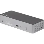 StarTech.com USB-C Dock, 4K 60Hz Quad Monitor DisplayPort & HDMI, Universal USB C Docking Station, 100W Power Delivery, USB Hub 1C/3A, GbE - Quad USB