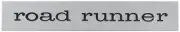 1968-69 Plymouth; "Road Runner" Emblem Insert; for Dash / Door / Trunk