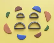 Half Circle Polymer Clay Cutter Set | Clay Tools | Maxi Set Mini